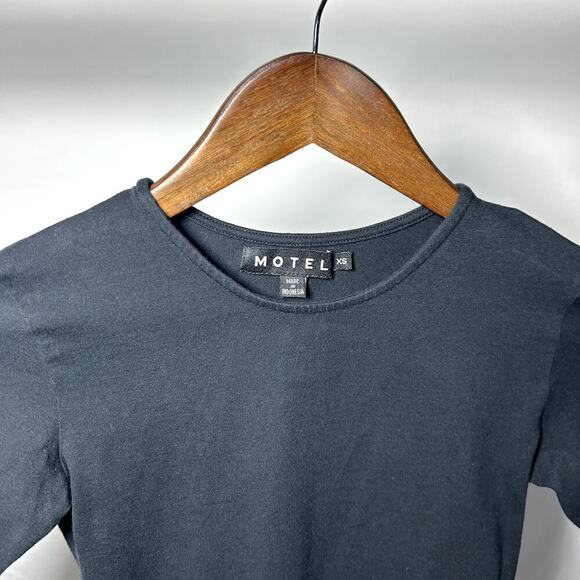 Motel Rocks Black Long Sleeve Top - Picture 5 of 6